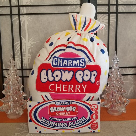 Charms Blow Pop Warming Pillow Plush - Cherry Scented! - NEW! - Picture 1 of 3